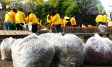 水前寺成趣園を美しく　ＪＡ共済連熊本