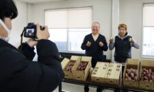 旬のサツマイモＰＲ　ＪＡ菊池